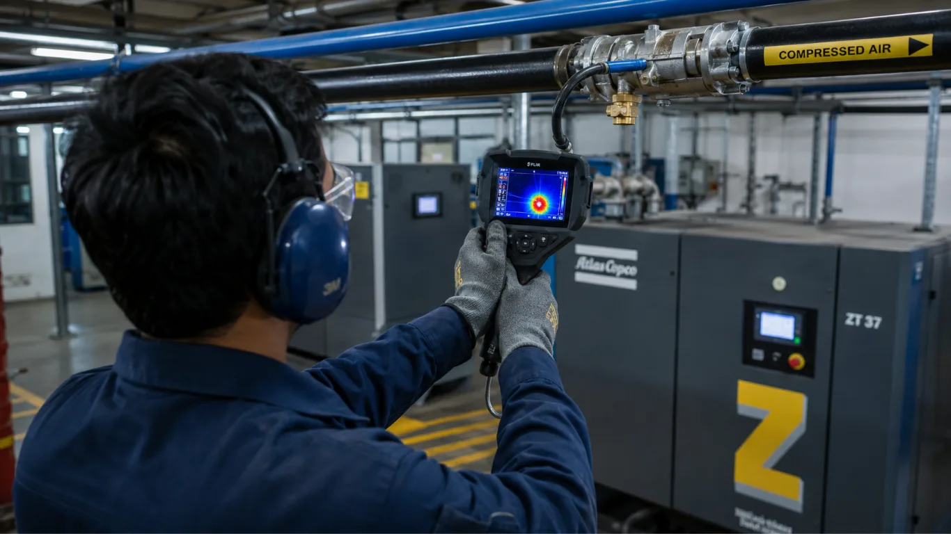 Compressed Air Leak Cost in India